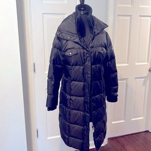 Black Steve Madden, winter coat.